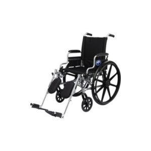 Medline MDS806550E Excel K4 Basic Wheel Chair, 18" Wide - Appears New  