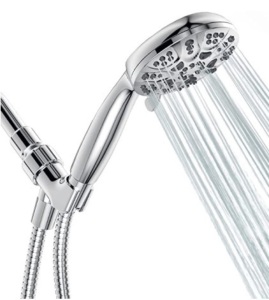 HOPOPRO 6 Functions Handheld Shower Head, Appears new, Retail 59.99