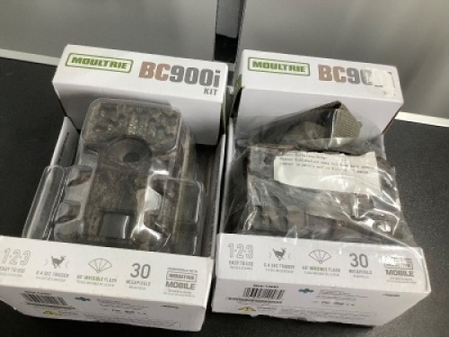 Lot of (2) Moultrie Trail Cam, Powers On, Ecommerce Return