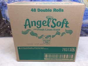 Angel Soft Toilet Paper with Fresh Linen Scent, 48 Double Rolls - New