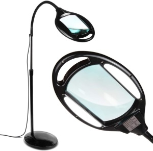 Brightech LightView Pro LED Magnifying Floor Lamp, Refurbished - Appears New