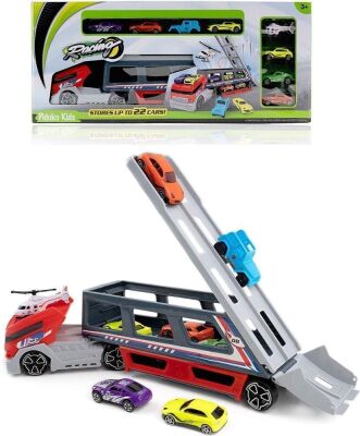 Pidoko Kids Toy Transport Truck Carrier, Store up to 22 Cars - NEW