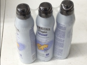 HAWAIIAN TROPIC SUNSCREEN OZONO SPRAY SPF 50 180 ML,****12 A BOX****APPEARS NEW