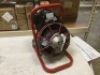 50 ft. x 3/8" Diameter Electric Drain Cleaning Machine for 1"-4" Pipes. Appears New