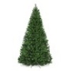 Premium Artificial Spruce Christmas Tree w/ Foldable Metal Base, 9ft, Appears New
