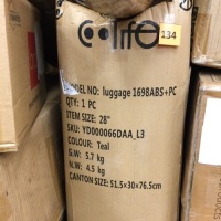 Coolife Luggage 28" Teal, Appears New