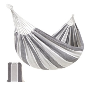 2-Person Brazilian-Style Double Hammock w/ Portable Carrying Bag, Steel