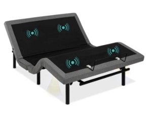 Queen Adjustable Bed Base with Massage, Remote, USB Ports