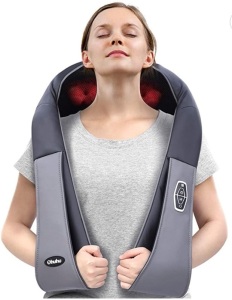 Shiatsu Neck Massager with Heat, Untested, E-Comm Return, Retail 49.99