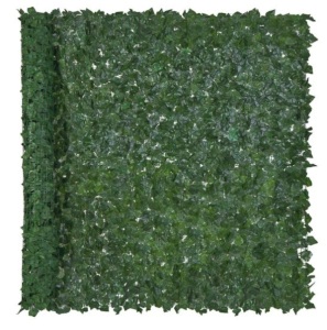 Outdoor Faux Ivy Privacy Screen Fence, 96x72in