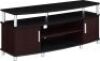 Ameriwood Home Carson TV Stand for TVs up to 50", Cherry/Black&nbsp;