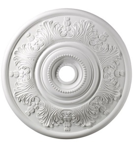 Elk Laureldale 30-Inch Decorative White Ceiling Medallion - Appears New 