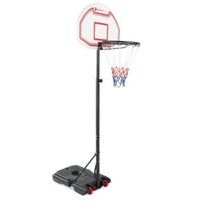 Kids Height-Adjustable Basketball Hoop, Portable Backboard System w/ Wheels, Appears New