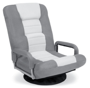 Gaming Floor Chair w/ 360-Degree Swivel, Armrest, Adjustable Backrest, Appears New