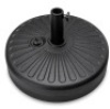 Plastic Patio Umbrella Base Pole Holder Accessory w/ Adjustable Knob, Appears New