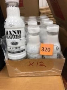 Faber Hand Sanitizer 16oz PET bottles- 12 pack