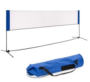 Portable Freestanding Volleyball, Tennis, Badminton Net - 12.5ft