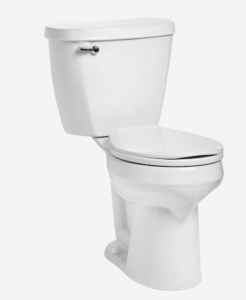 Mansfield  Summit White Round Chair Height 2-piece WaterSense Toilet 12-in Rough-In Size (Ada Compliant)