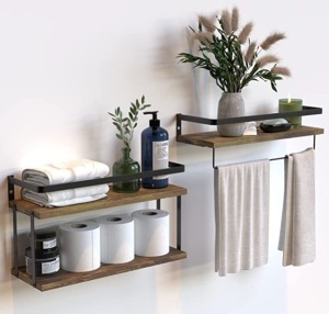 Wall Mounted Floating Shelves, Appears New, Retail 34.99