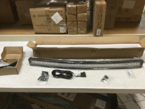 42 inch Curved LED Light Bar with Control and Mounting Hardware. Appears New