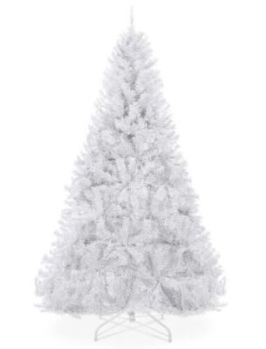 6' Premium Artificial Pine Christmas Tree w/ 1,000 Tips, Foldable Metal Base