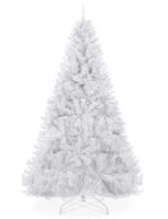 6' Premium Artificial Pine Christmas Tree w/ 1,000 Tips, Foldable Metal Base