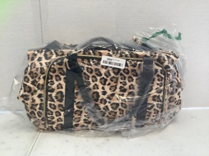 Animal Print Tote Bag Purse, Appears New