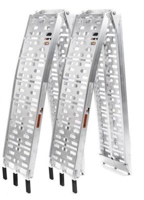 TOOCA Aluminum Folding Loading Ramps 7.5', 1500lb Capacity 