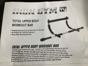 Iron Gym Total Upper Body Workout Bar, Appears New