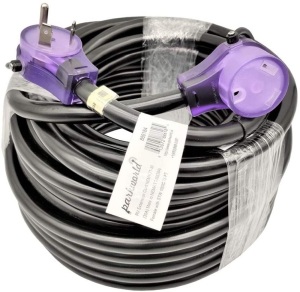 Parkworld RV 30A Extension Cord NEMA TT-30 with Handle, Camper 30amp TT-30P to TT-30R (75FT). NEW