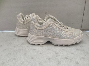 Womens Glitter Shoes, 7, Appears New