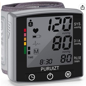 PURUIZT Blood Pressure Monitor, Powers Up, Appears New, Retail 33.99