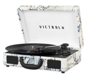 Victrola Bluetooth Suitcase Record Player, No Power Cord, E-Comm Return, Retail 89.99