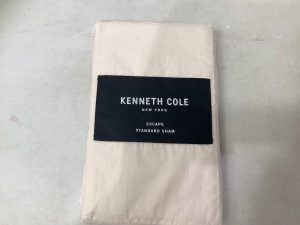 Kenneth Cole Standard Pillow Sham, E-Comm Return, Retail 33.95