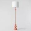Pillowfort Floor Lamp, Coral Finish, 60" Tall&nbsp;
