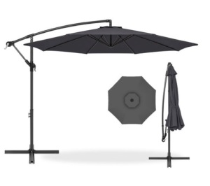 Offset Hanging Patio Umbrella - 10ft, Gray