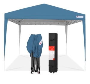 Outdoor Portable Pop Up Canopy Tent w/ Carrying Case, 10x10ft, Blue