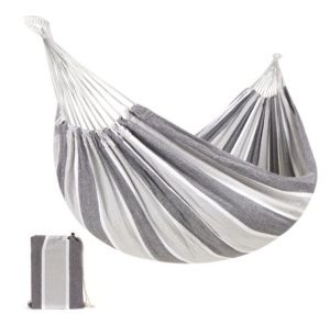 2-Person Brazilian-Style Double Hammock w/ Portable Carrying Bag, Steel