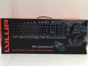 LVLUP Pro Gaming Kit, Untested, Appears new, Retail 30.96