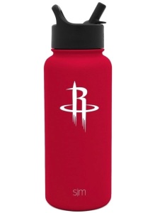 NBA Rockets Summit Water Bottle w/ Straw Lid, Appears new, Retail 34.99