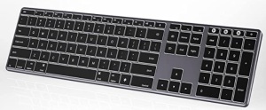 Jelly Comb Backlit Bluetooth Keyboard for Mac, Powers Up, Appears New, Retail 27.99