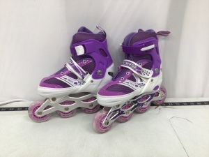 Kids Adjustable Inline Skates, M, E-Comm Return, Retail 13.26