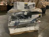 Pallet of Bathroom Items Including Tub & Sink&nbsp;- Uninspected, Straight Off a Truck, E-Comm Return