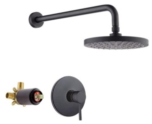 KES Rain Shower Head Kit, May Vary From Stock Photo, Appears New, Retail 116.68