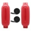 Extreme Max BoatTector Inflatable Vinyl Boat Fenders&nbsp;2-Pack&nbsp;8.5" x 27", Red - New&nbsp;