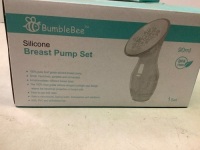 Lot of (2) Bumblebee Silicone Breast Pump Set, Appears New
