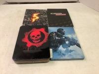 Lot of (4) Steel Case Xbox 360 Games, Appears New