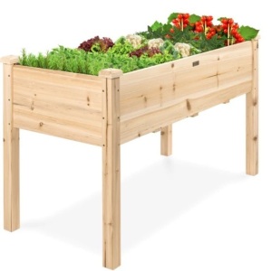 Raised Garden Bed, Elevated Wood Garden Planter Stand,APPEARS NEW