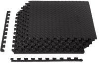 Foam Interlocking Exercise Gym Floor Mat Tiles, Appears New