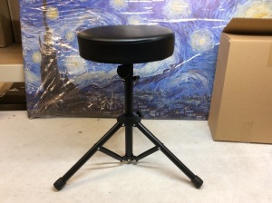 Height Adjustable Drum Stool - New